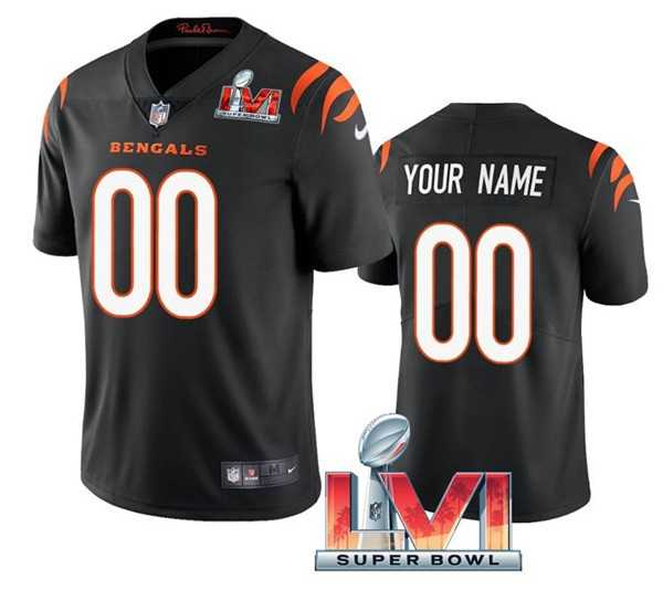 Nike Bengals Men & Women & Youth Customized Black 2022 Super Bowl LVI Vapor Limited Jersey,We sell and wholesale Nike Bengals Men & Women & Youth Customized Black 2022 Super Bowl LVI Vapor Limited Jersey on line form chian!